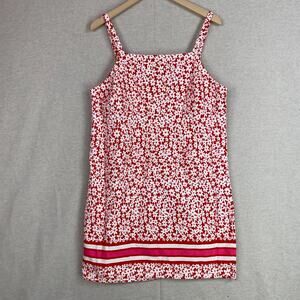 Vintage Old Navy Womens Floral Babydoll Dress Size 12 Daisy Print Retro 90s Twee
